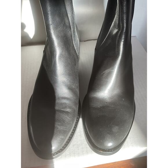 Cole Haan - Newburg - Waterproof Black Leather Ankle Boot w/ Nike Air - 7.5B - Picture 7 of 10